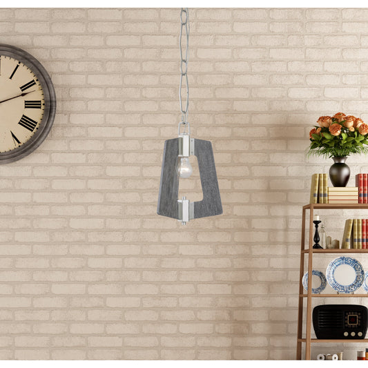 Lofty Mini Pendant/ Wood by Varaluz in silverado. Made from unique in a modern style.