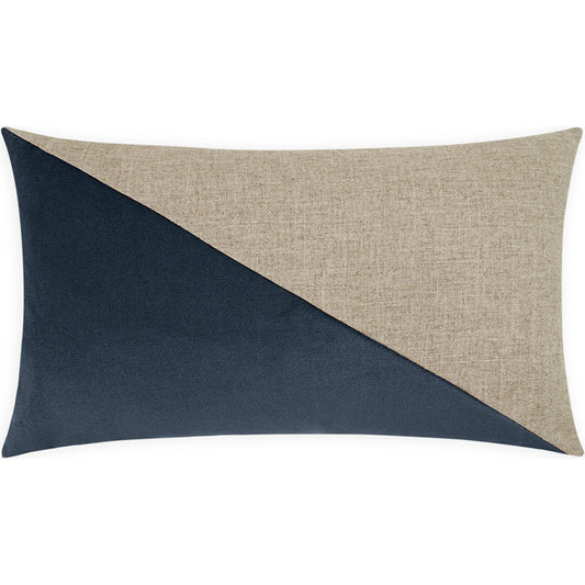 Jefferson Lumbar Pillow by DV Kap Home. Made from 55% linen, 45% viscose in a unique style.