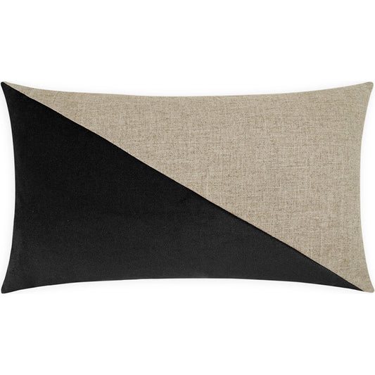 Jefferson Lumbar Pillow by DV Kap Home. Made from 55% linen, 45% viscose in a unique style.