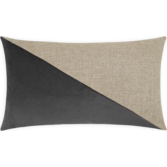 Jefferson Lumbar Pillow by DV Kap Home. Made from 55% linen, 45% viscose in a unique style.