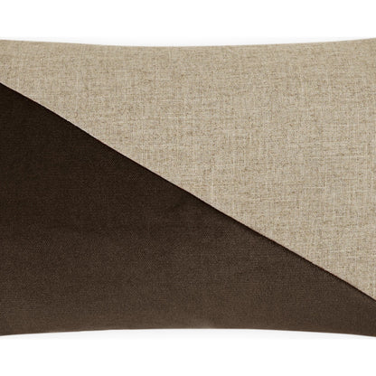 Jefferson Lumbar Pillow by DV Kap Home. Made from 55% linen, 45% viscose in a transitional style.