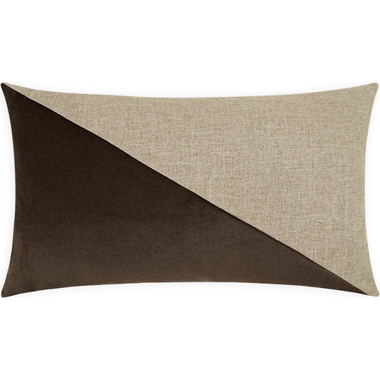 Jefferson Lumbar Pillow by DV Kap Home. Made from 55% linen, 45% viscose in a unique style.