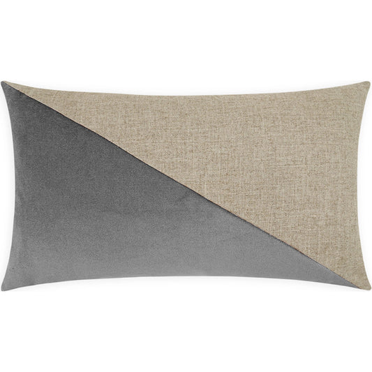 Jefferson Lumbar Pillow by DV Kap Home. Made from 55% linen, 45% viscose in a unique style.