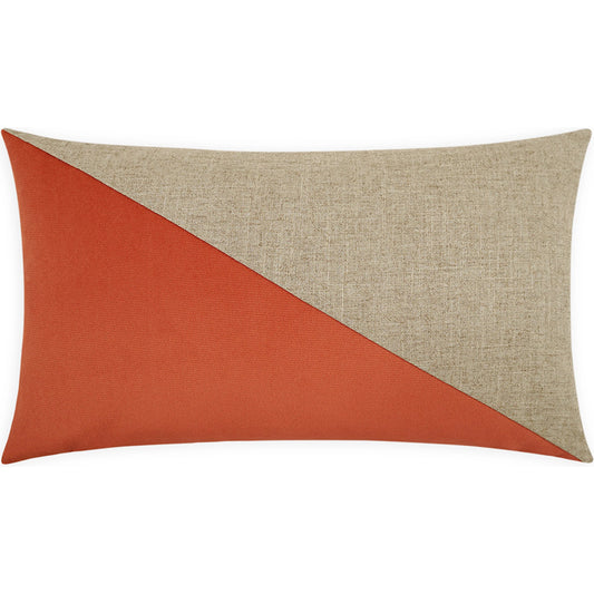Jefferson Lumbar Pillow by DV Kap Home. Made from 55% linen, 45% viscose in a unique style.