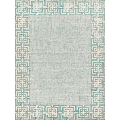 Caprice 2701 Rug by Exquisite Rugs in aqua. Made from new zealand wool in a unique style.