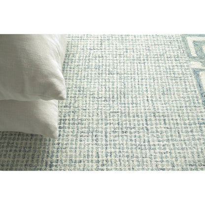 Caprice 2701 Rug by Exquisite Rugs in aqua. Made from new zealand wool in a unique style.