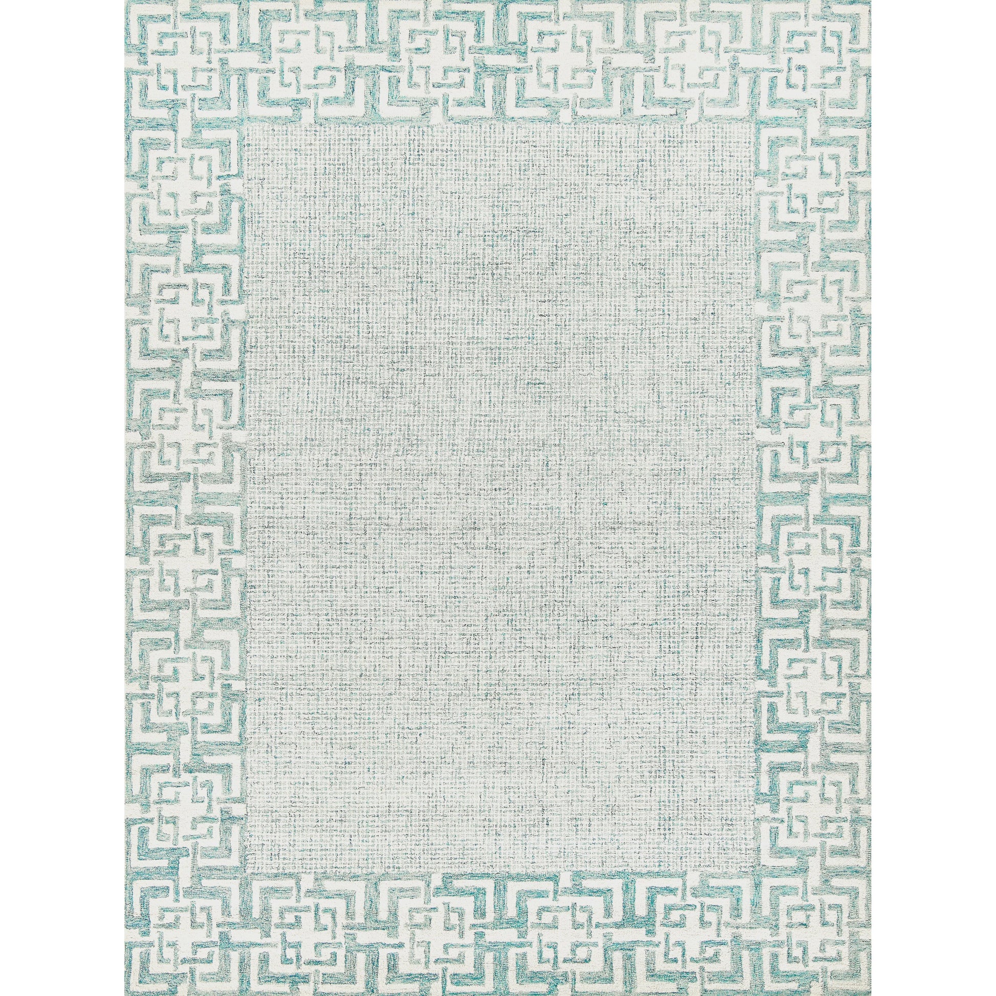 Caprice Rug - Aqua by Exquisite Rugs in aqua. Made from new zealand wool in a unique style.