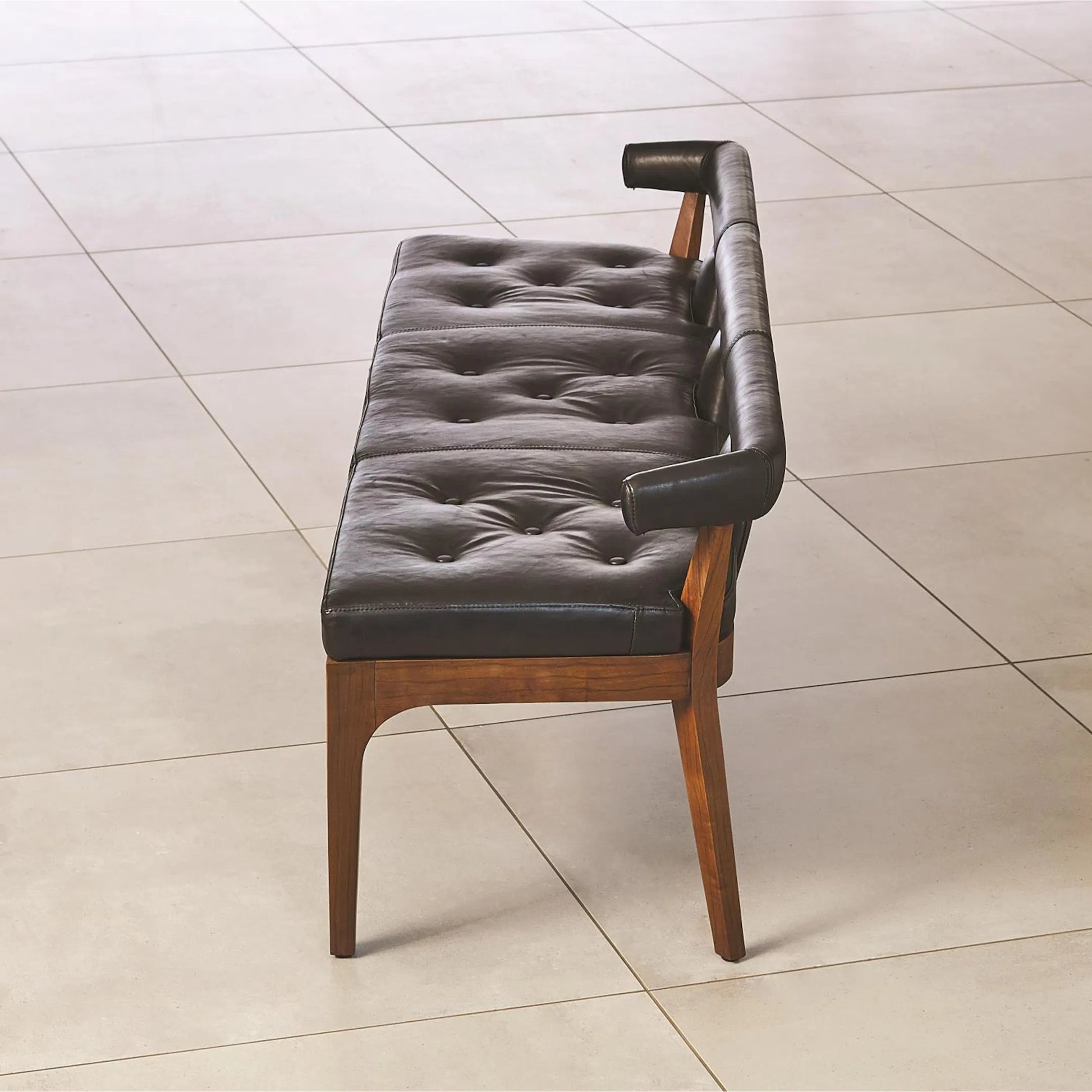 Moderno Bench by Global Views. Made from unique in a modern style.