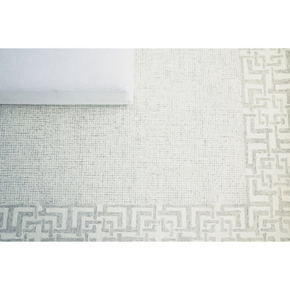 Caprice 2706 Rug by Exquisite Rugs in silver, ivory. Made from new zealand wool in a unique style.