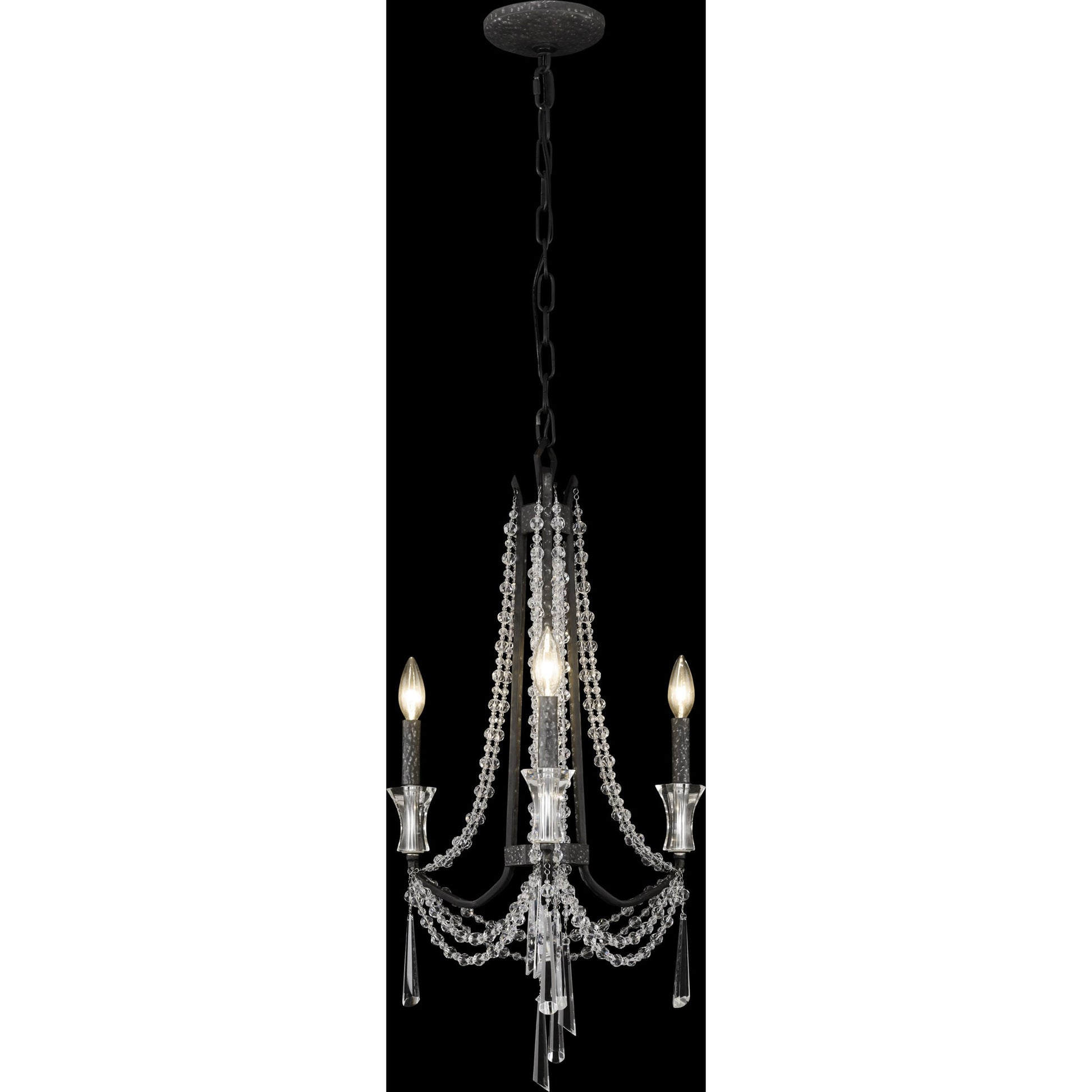Barcelona Crystal Chandelier by Varaluz. Made from unique in a transitional style.