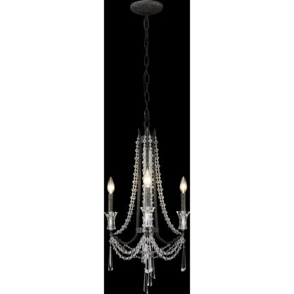 Barcelona Crystal Chandelier by Varaluz. Made from unique in a transitional style.