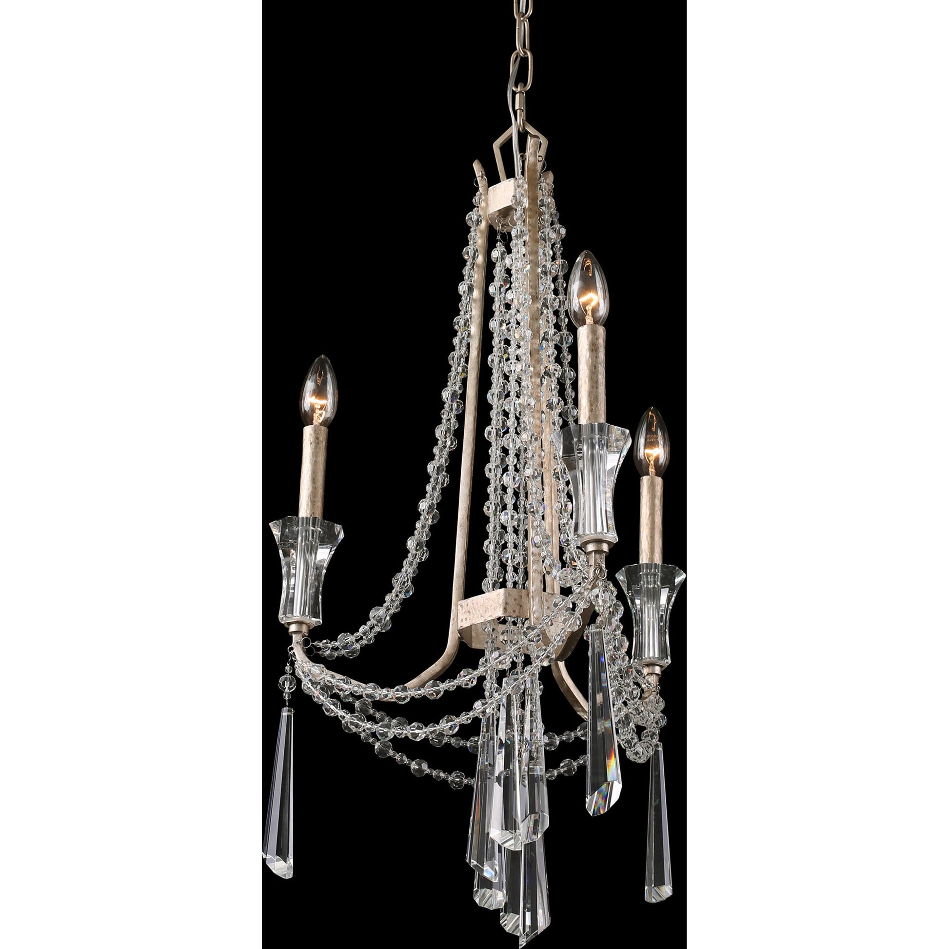 Barcelona Crystal Chandelier by Varaluz. Made from unique in a transitional style.