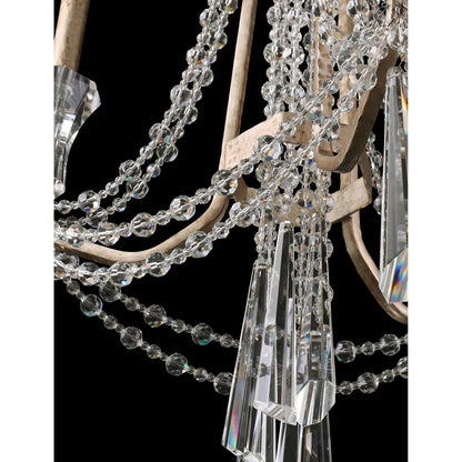 Barcelona Crystal Chandelier by Varaluz. Made from unique in a transitional style.