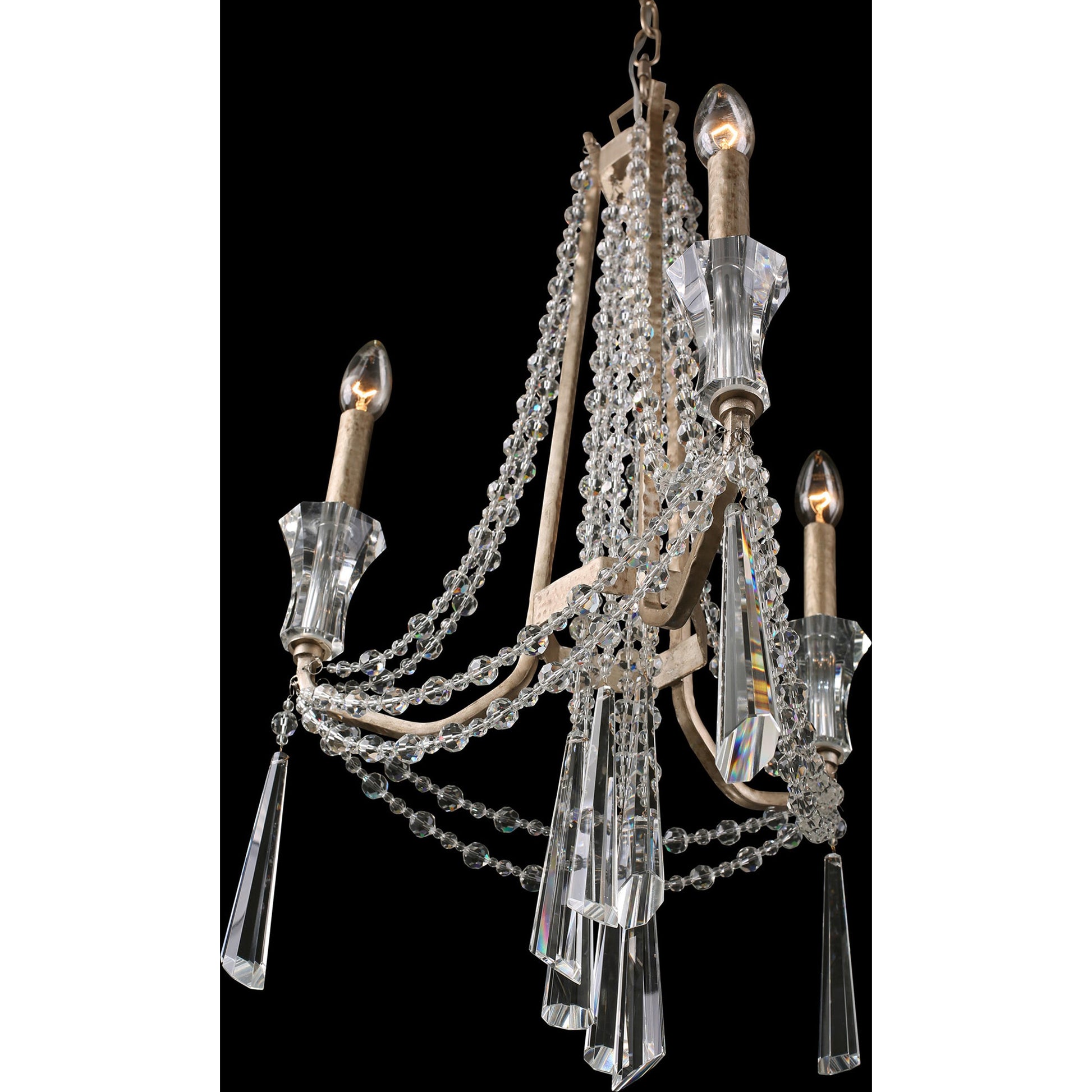 Barcelona Crystal Chandelier by Varaluz. Made from unique in a transitional style.