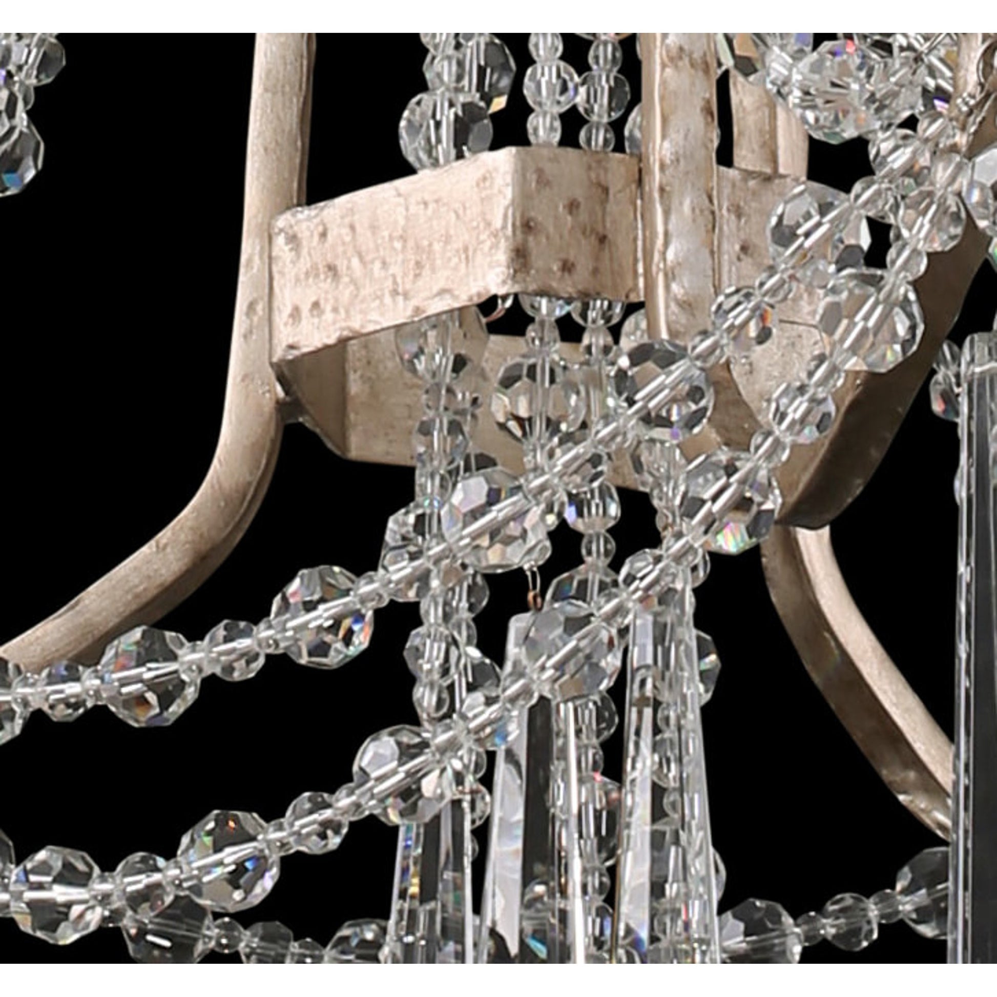 Barcelona Crystal Chandelier by Varaluz. Made from unique in a transitional style.