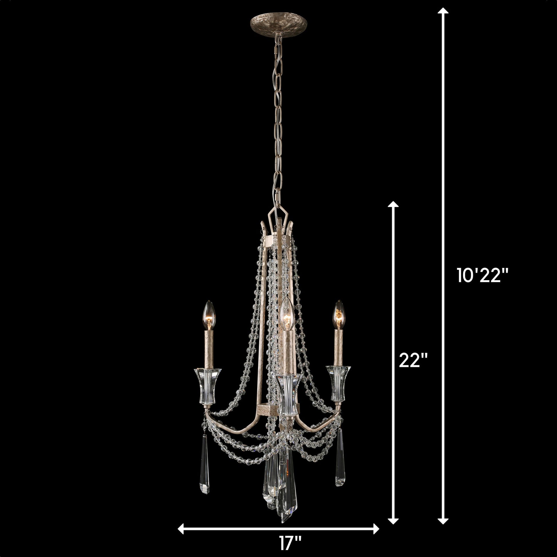 Barcelona Crystal Chandelier by Varaluz. Made from unique in a transitional style.