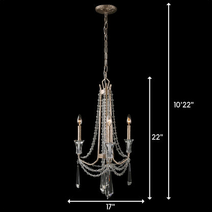 Barcelona Crystal Chandelier by Varaluz. Made from unique in a transitional style.
