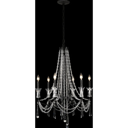 Barcelona Crystal Chandelier by Varaluz. Made from unique in a transitional style.