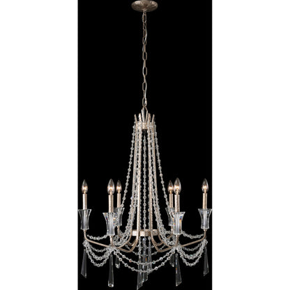 Barcelona Crystal Chandelier by Varaluz. Made from unique in a transitional style.