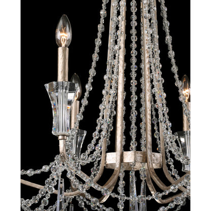 Barcelona Crystal Chandelier by Varaluz. Made from unique in a transitional style.