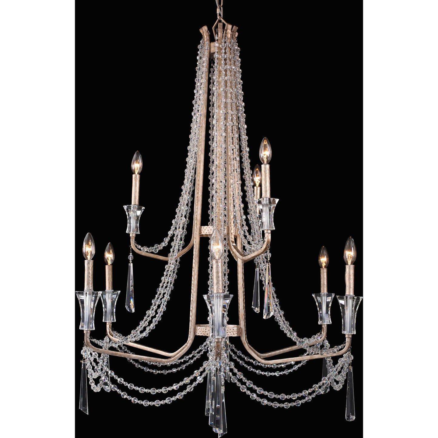 013 SR-817542 | Additional Silo | Barcelona Crystal Chandelier by Varaluz. Made from unique in a transitional style.