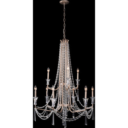 Barcelona Crystal Chandelier by Varaluz. Made from unique in a transitional style.