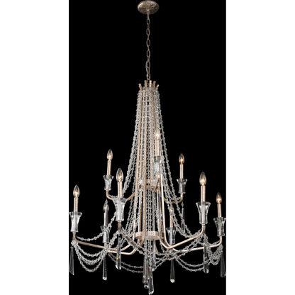 Barcelona Crystal Chandelier by Varaluz. Made from unique in a transitional style.