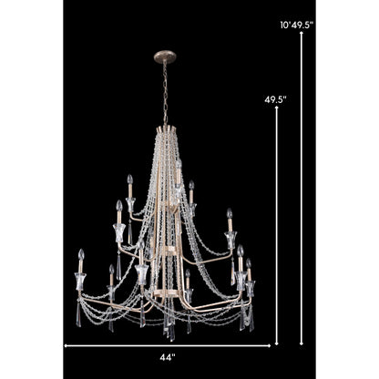 Barcelona Crystal Chandelier by Varaluz. Made from unique in a transitional style.