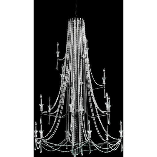 Barcelona Crystal Chandelier by Varaluz. Made from unique in a transitional style.