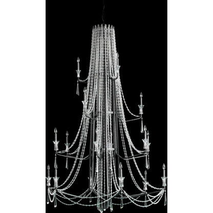 Barcelona Crystal Chandelier by Varaluz. Made from unique in a transitional style.