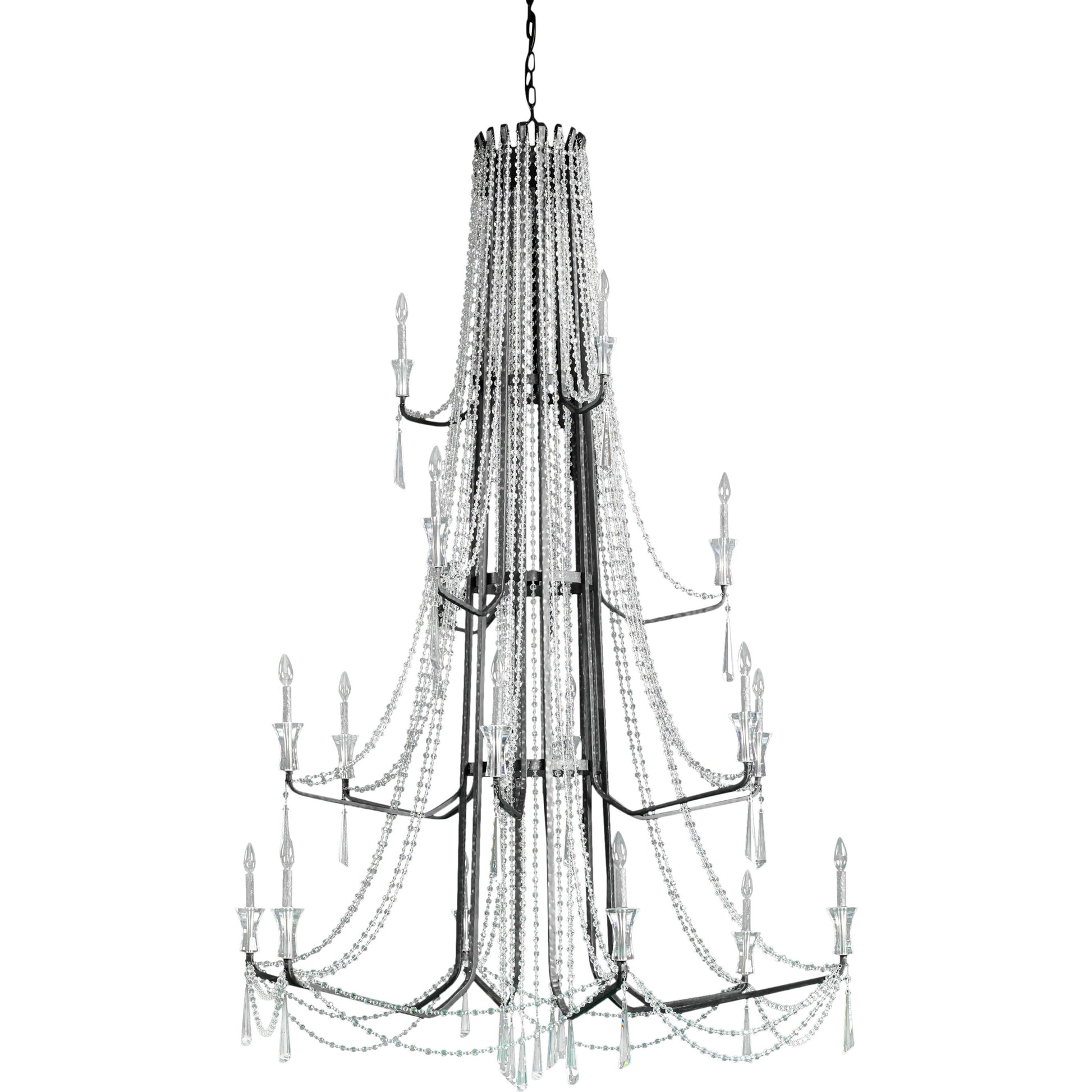 Barcelona Crystal Chandelier by Varaluz. Made from unique in a transitional style.
