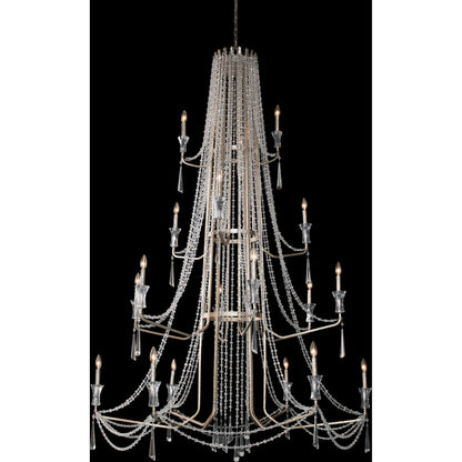 Barcelona Crystal Chandelier by Varaluz. Made from unique in a transitional style.