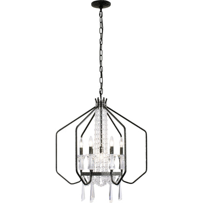 Barcelona Crystal Pendant by Varaluz. Made from unique in a modern style.