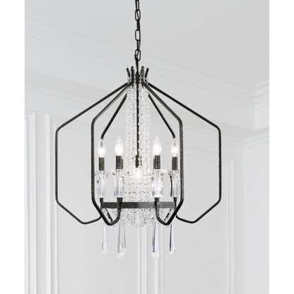 Barcelona Crystal Pendant by Varaluz. Made from unique in a modern style.