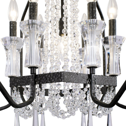 Barcelona Crystal Pendant by Varaluz. Made from unique in a modern style.