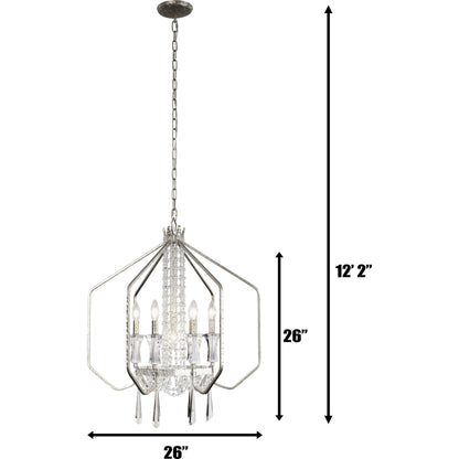Barcelona Crystal Pendant by Varaluz. Made from unique in a modern style.