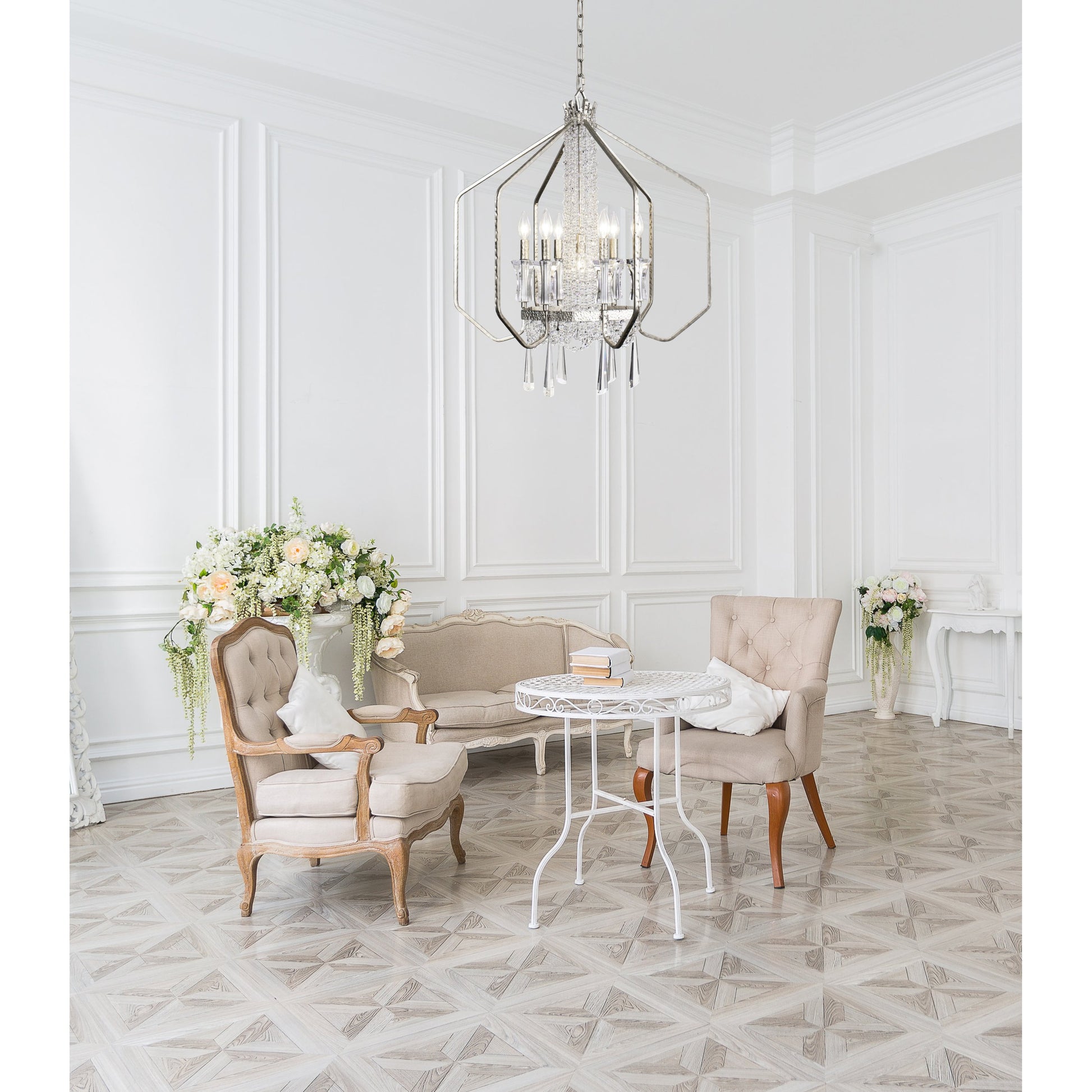 Barcelona Crystal Pendant by Varaluz. Made from unique in a modern style.