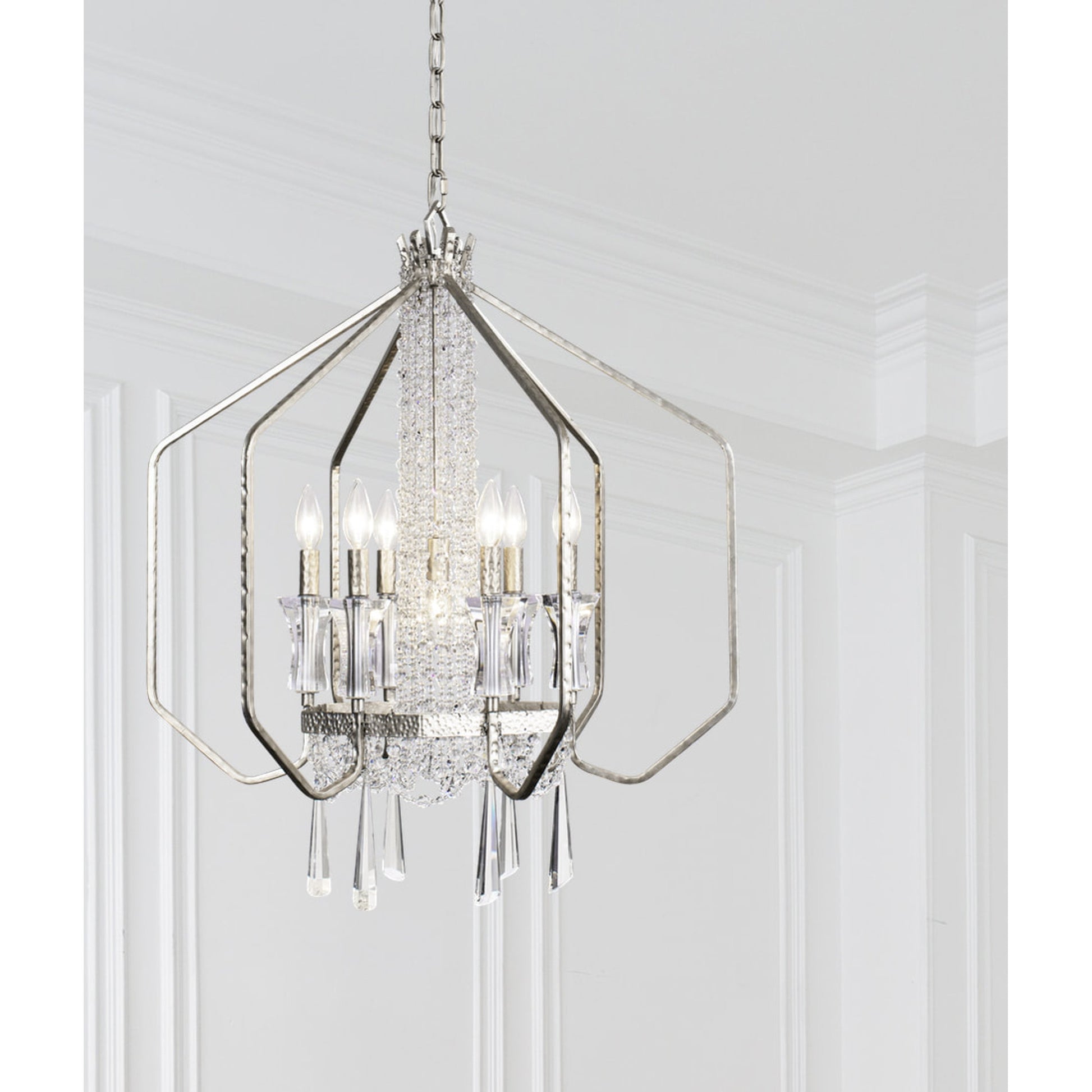 Barcelona Crystal Pendant by Varaluz. Made from unique in a modern style.