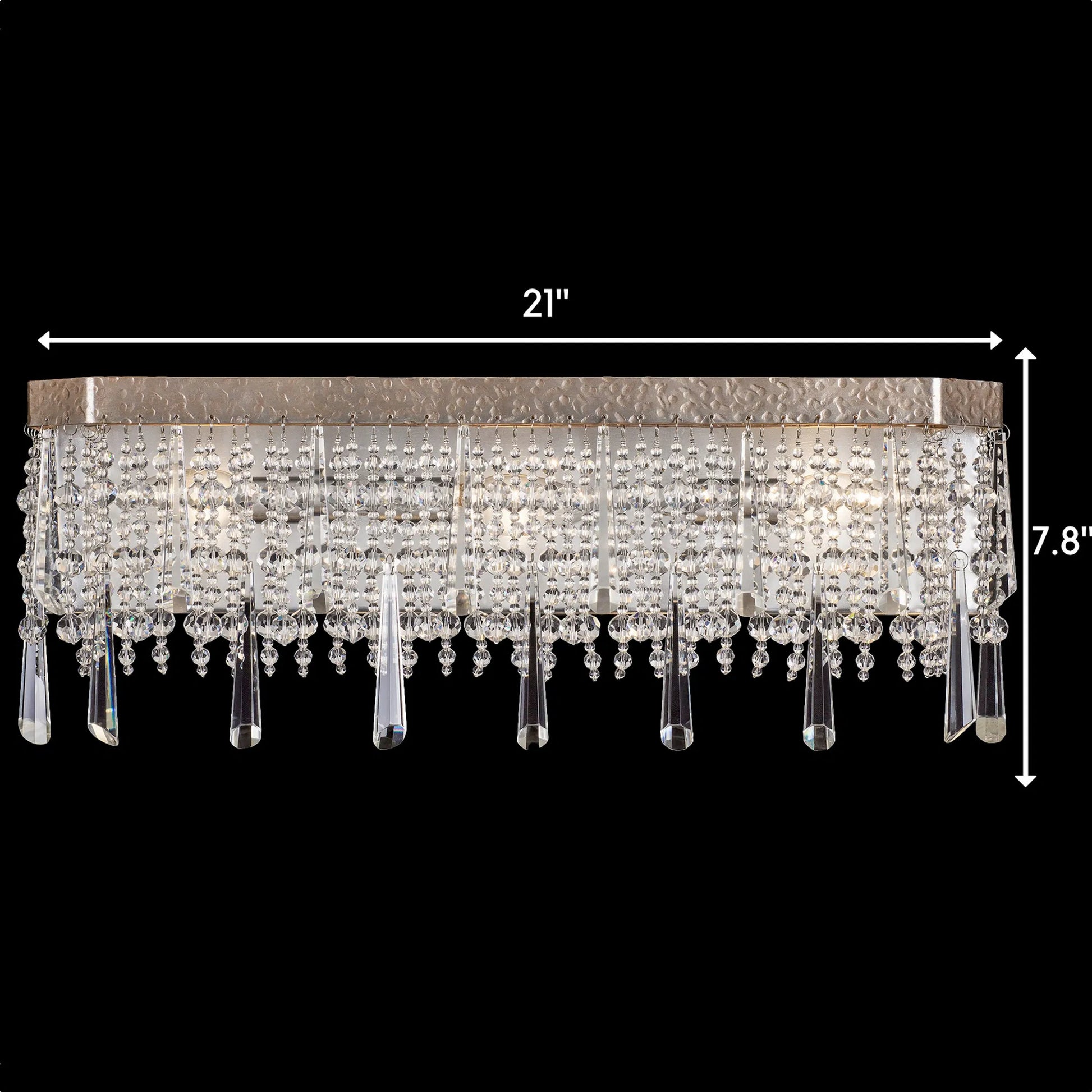 Barcelona Crystal Bath by Varaluz. Made from unique in a modern style.