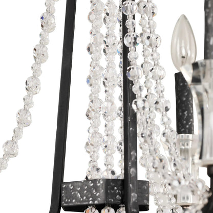 Barcelona Crystal Chandelier by Varaluz. Made from unique in a transitional style.