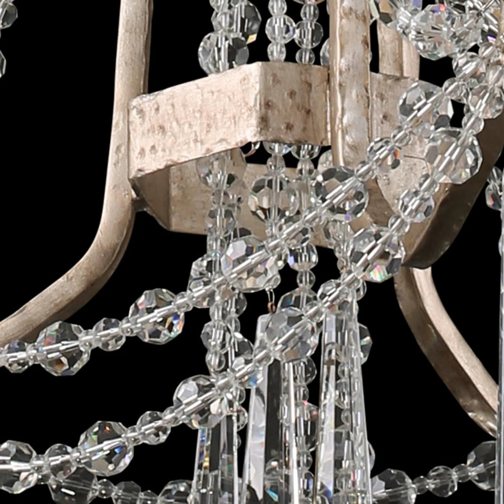 Barcelona Crystal Chandelier by Varaluz. Made from unique in a transitional style.