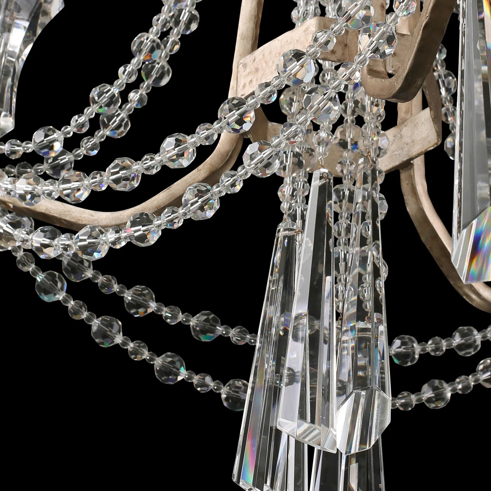 Barcelona Crystal Chandelier by Varaluz. Made from unique in a transitional style.