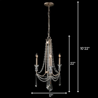 Barcelona Crystal Chandelier by Varaluz. Made from unique in a transitional style.