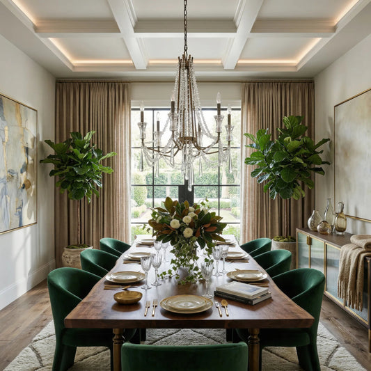 Barcelona 6 Light Chandelier by Varaluz in gold, brass. Made from steel, crystal in a unique style.
