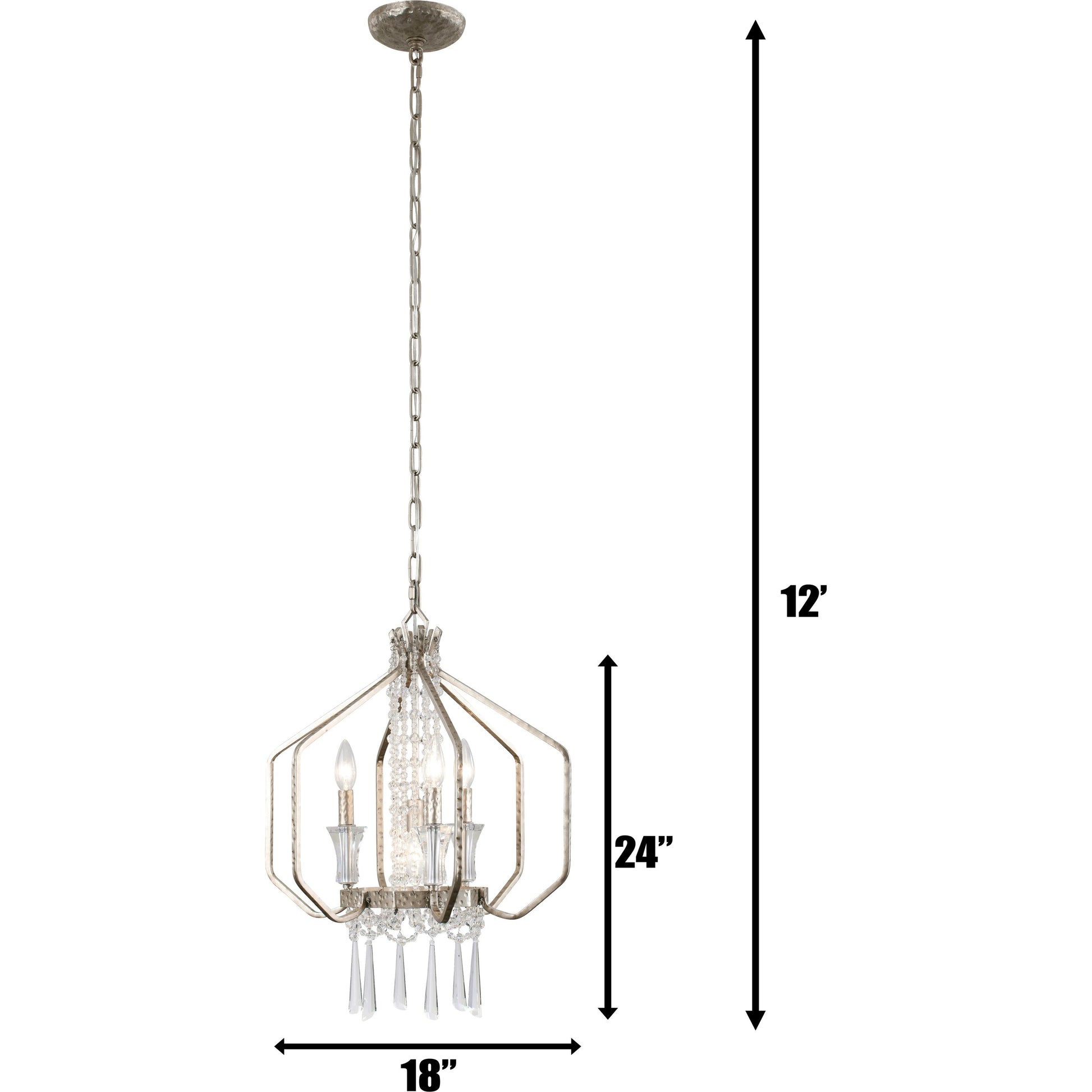 Barcelona Crystal Pendant by Varaluz. Made from unique in a modern style.