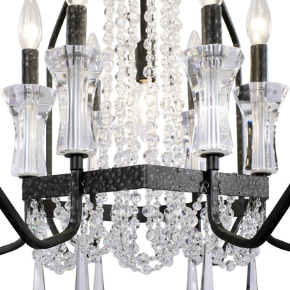 Barcelona Crystal Pendant by Varaluz. Made from unique in a modern style.