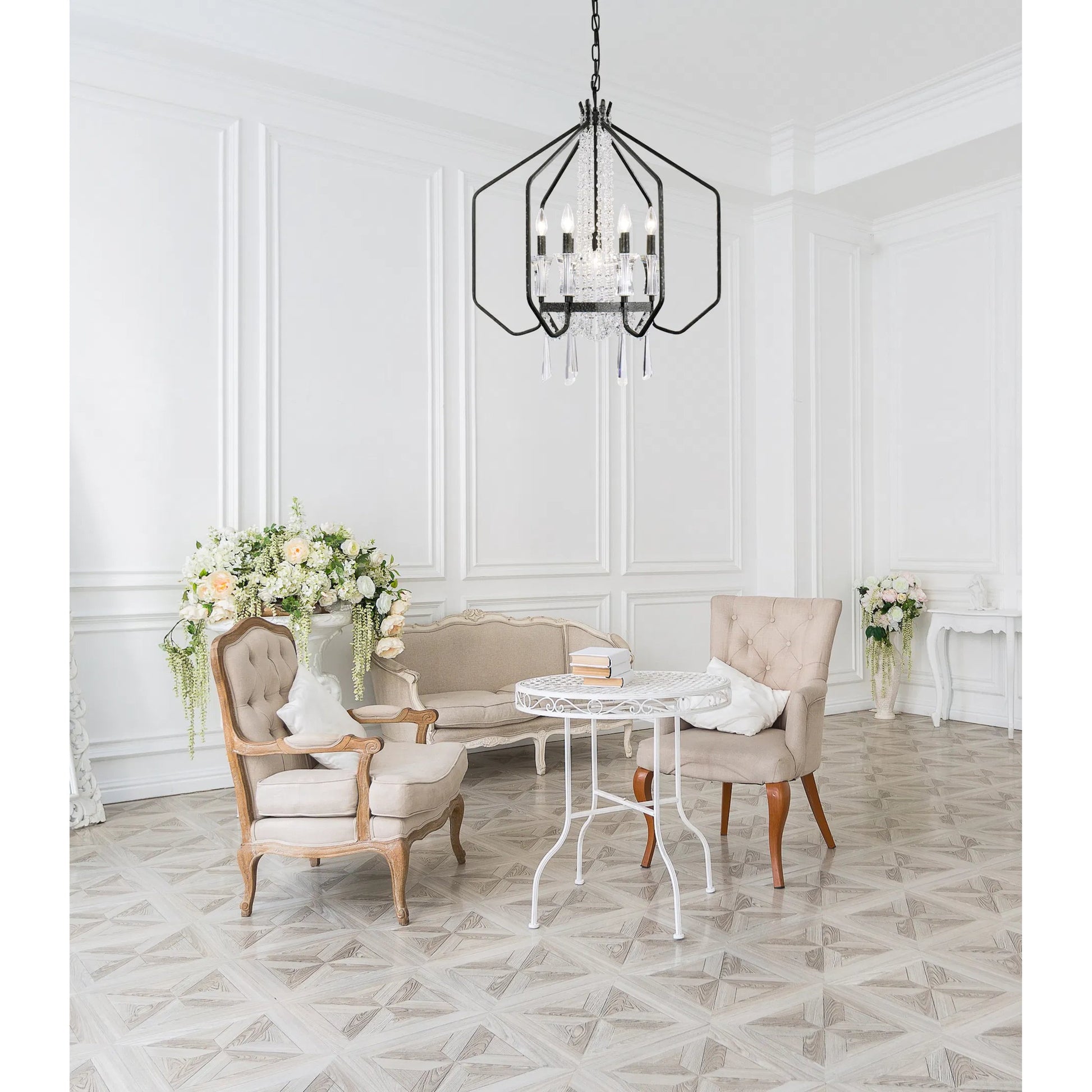 Barcelona Crystal Pendant by Varaluz. Made from unique in a modern style.