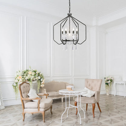 Barcelona Crystal Pendant by Varaluz. Made from unique in a modern style.
