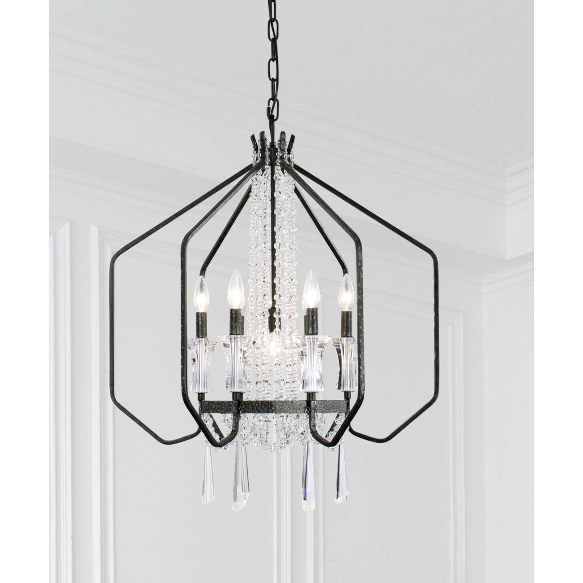 Barcelona Crystal Pendant by Varaluz. Made from unique in a modern style.