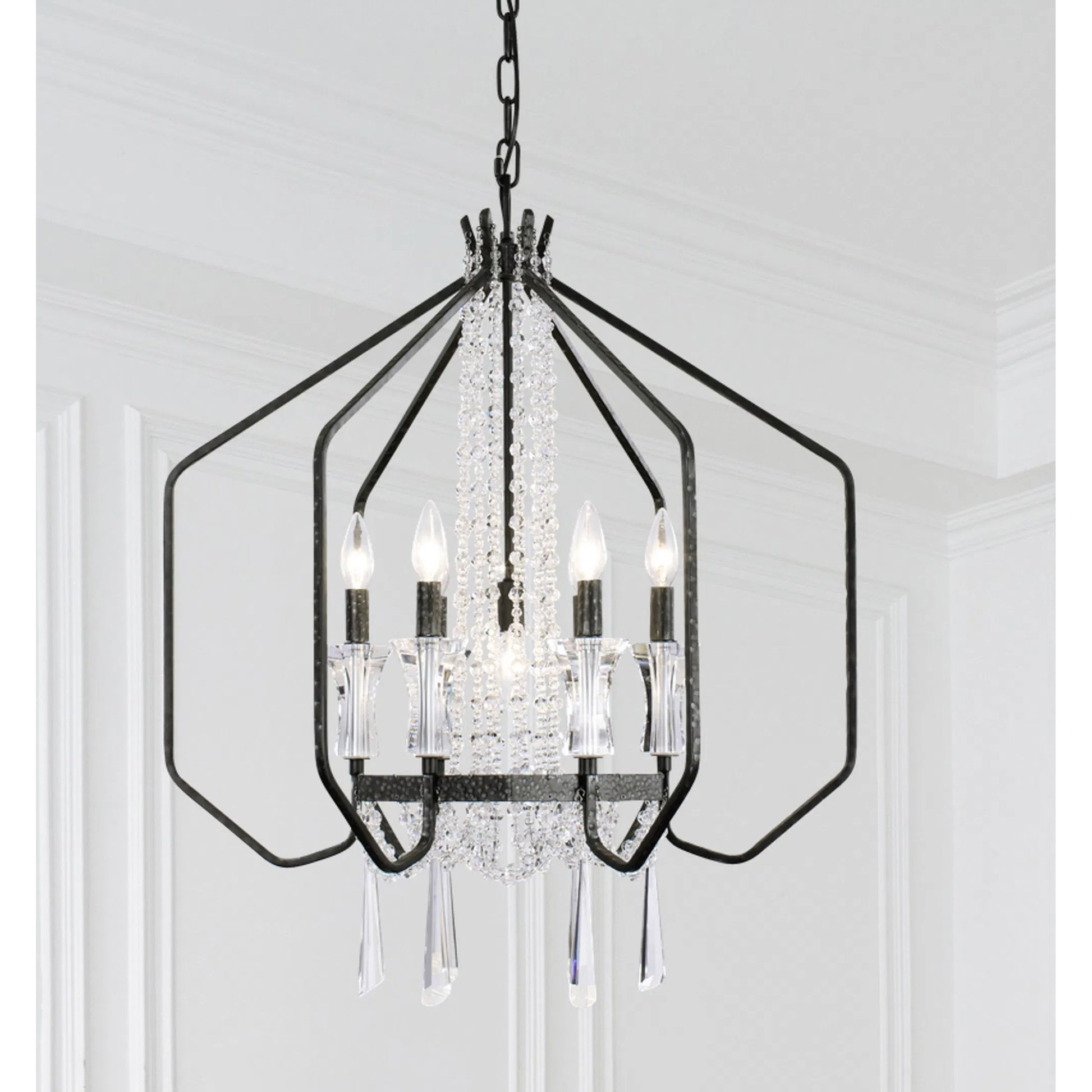 Barcelona Crystal Pendant by Varaluz. Made from unique in a modern style.